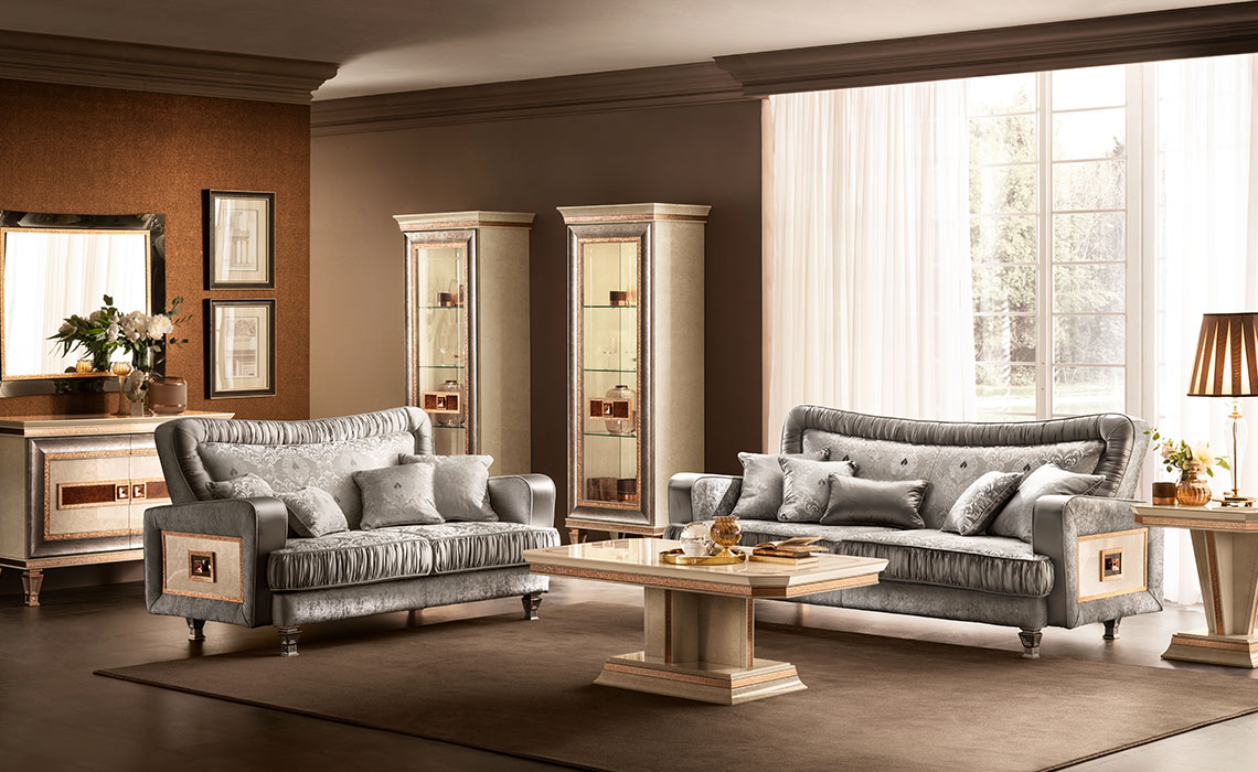 arredoclassic donatello salotto set divani composizione tv